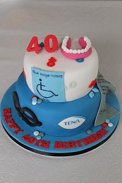 40th birthday humorous cake